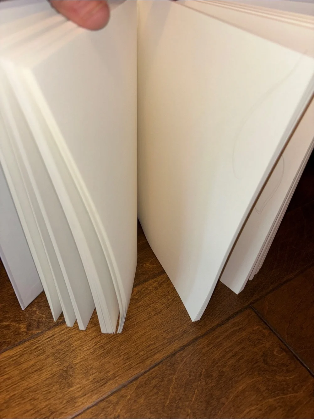 Work Hard White Hardcover Inspirational Notebook/Sketch pad Jornal NIP